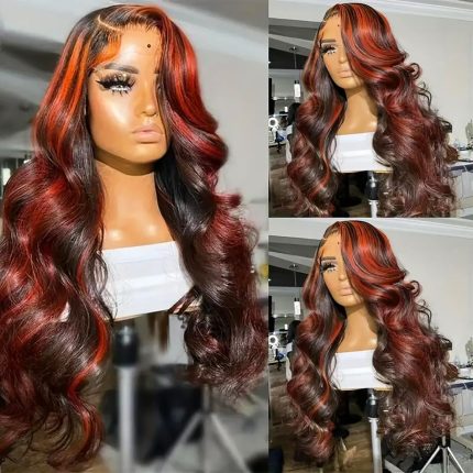GIANNAY Body Wave Lace Front Wigs for Black Women, Long Glueless Lace Front Wig with Pre Plucked Natrural Hairline and Baby Hair for Women (Body Wave Wigs 26)