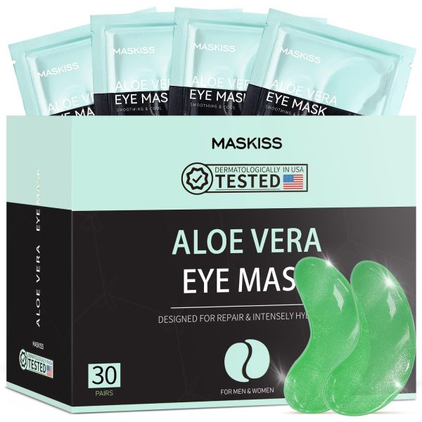 Maskiss 24k Gold Under Eye Patches (25 Pairs), eye mask, Collagen Skin Care Products, Eye Patches for Puffy Eyes, eye masks for dark circles and puffiness