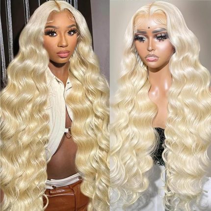 Drosuud 30 Inch 13X6 Lace Front Wigs Human Hair 200% Density Body Wave HD Lace Front Wigs Human Hair Pre Plucked Glueless Wigs Human Hair for Women With Baby Hair